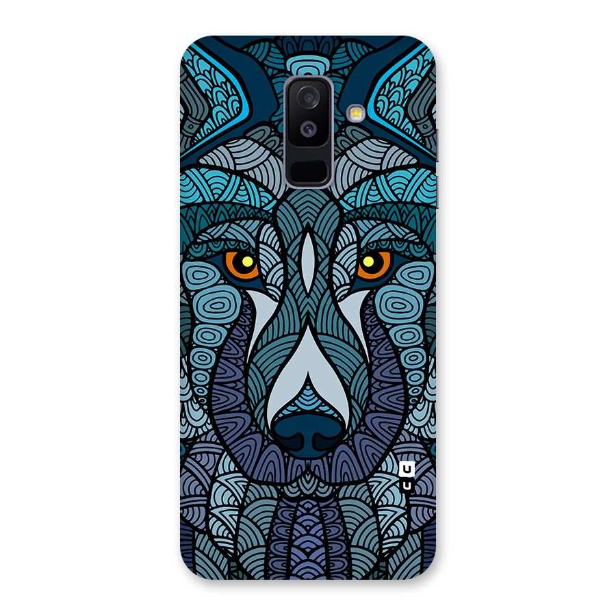 Ethnic Wolf Art Illustration Back Case for Galaxy A6 Plus