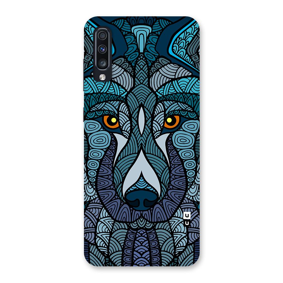Ethnic Wolf Art Illustration Back Case for Galaxy A70