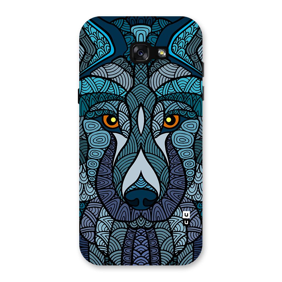 Ethnic Wolf Art Illustration Back Case for Galaxy A7 (2017)