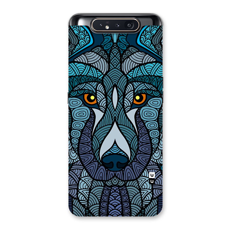 Ethnic Wolf Art Illustration Back Case for Galaxy A80