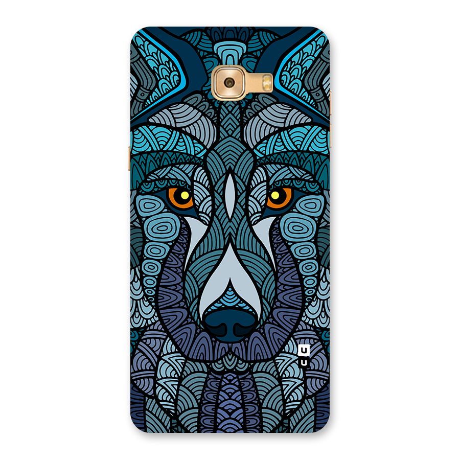 Ethnic Wolf Art Illustration Back Case for Galaxy C9 Pro
