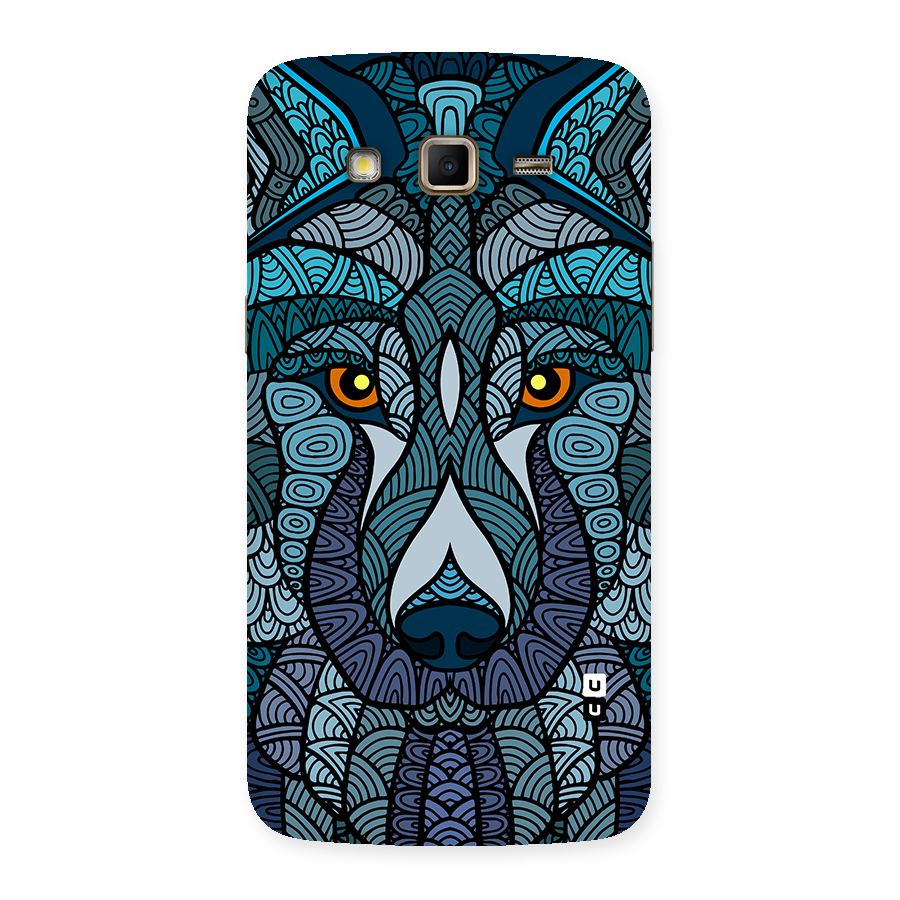 Ethnic Wolf Art Illustration Back Case for Galaxy Grand 2