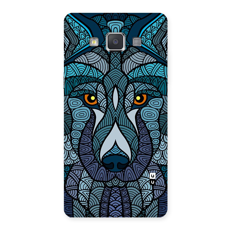 Ethnic Wolf Art Illustration Back Case for Galaxy Grand 3