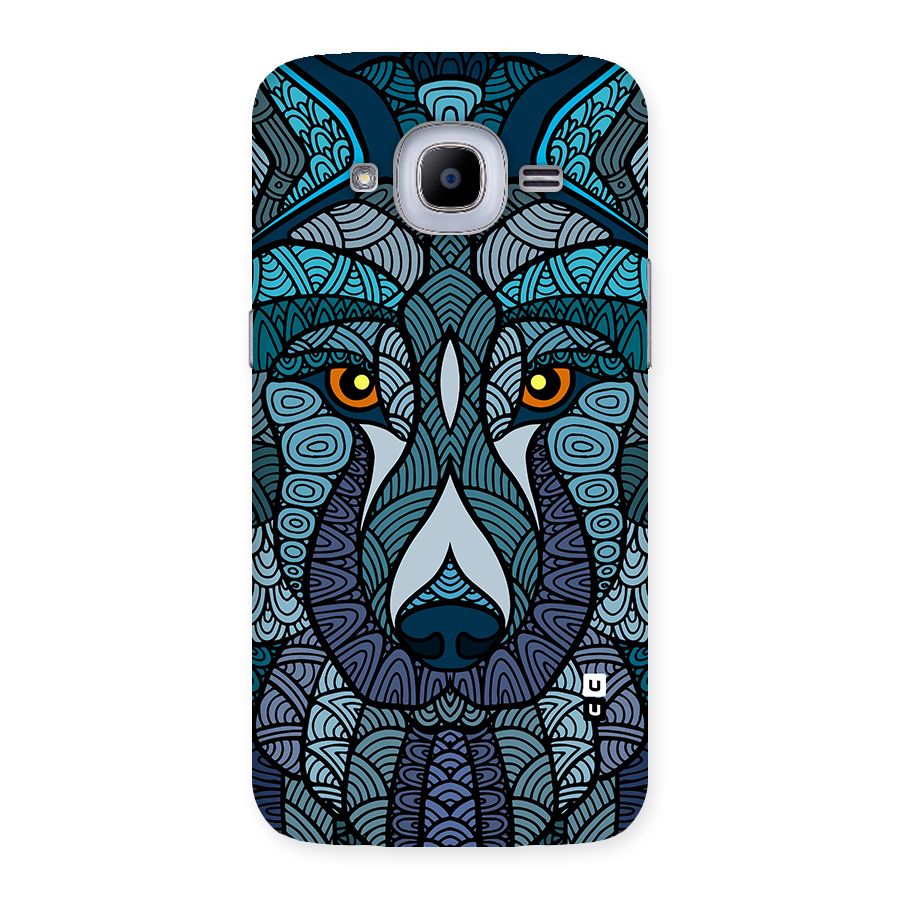 Ethnic Wolf Art Illustration Back Case for Galaxy J2 2016