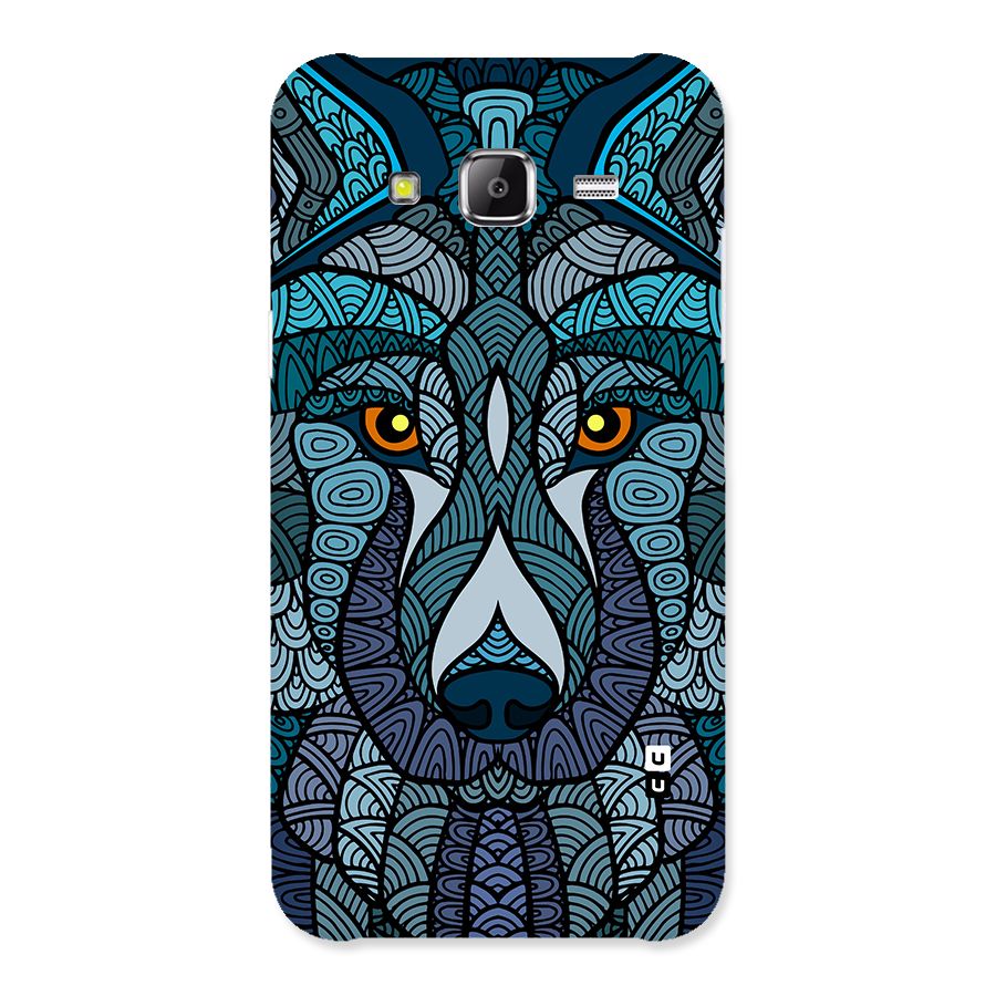 Ethnic Wolf Art Illustration Back Case for Galaxy J2 Prime