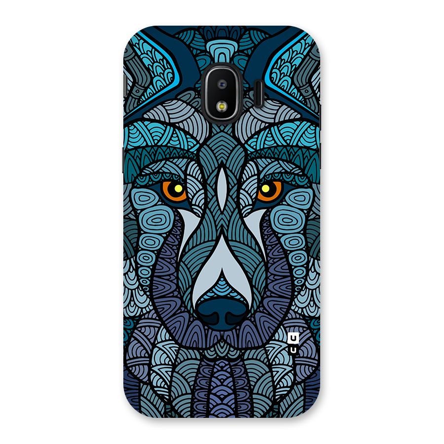 Ethnic Wolf Art Illustration Back Case for Galaxy J2 Pro 2018