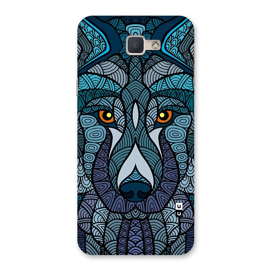 Ethnic Wolf Art Illustration Back Case for Galaxy J5 Prime