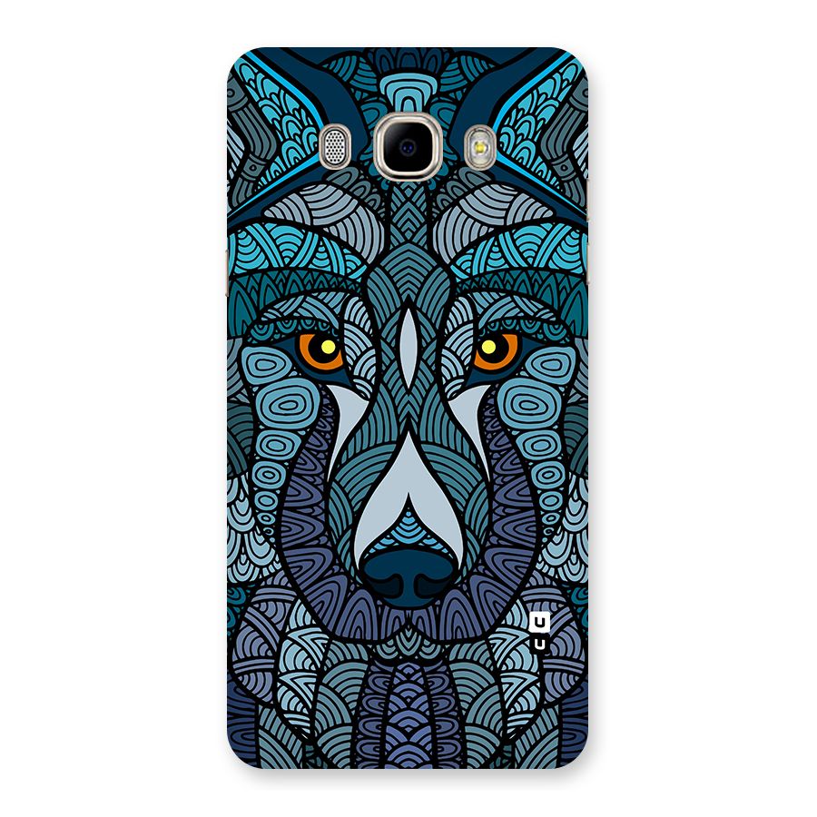 Ethnic Wolf Art Illustration Back Case for Galaxy J7 2016