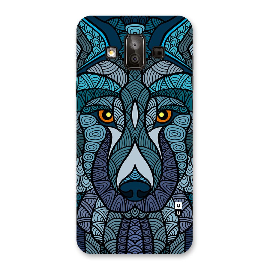 Ethnic Wolf Art Illustration Back Case for Galaxy J7 Duo