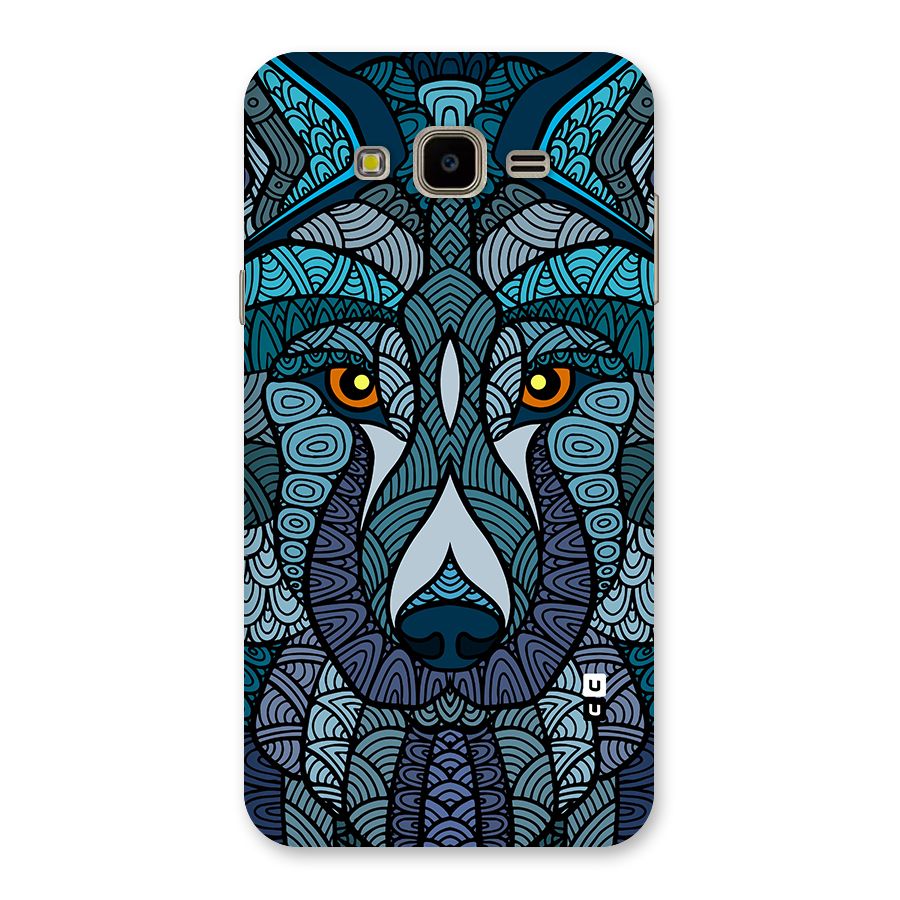 Ethnic Wolf Art Illustration Back Case for Galaxy J7 Nxt