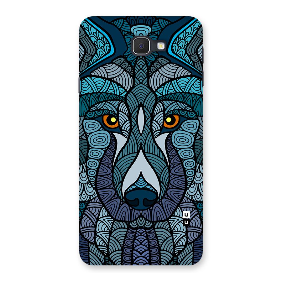 Ethnic Wolf Art Illustration Back Case for Galaxy J7 Prime