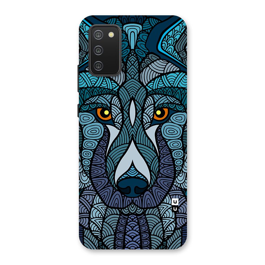 Ethnic Wolf Art Illustration Back Case for Galaxy M02s