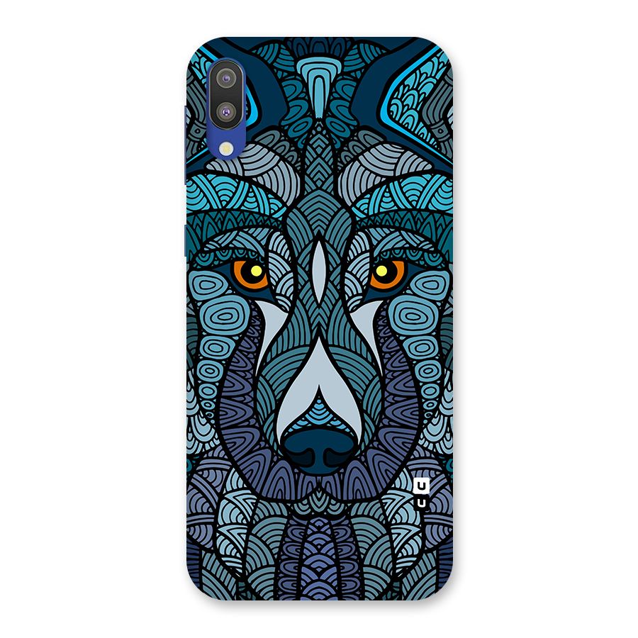 Ethnic Wolf Art Illustration Back Case for Galaxy M10