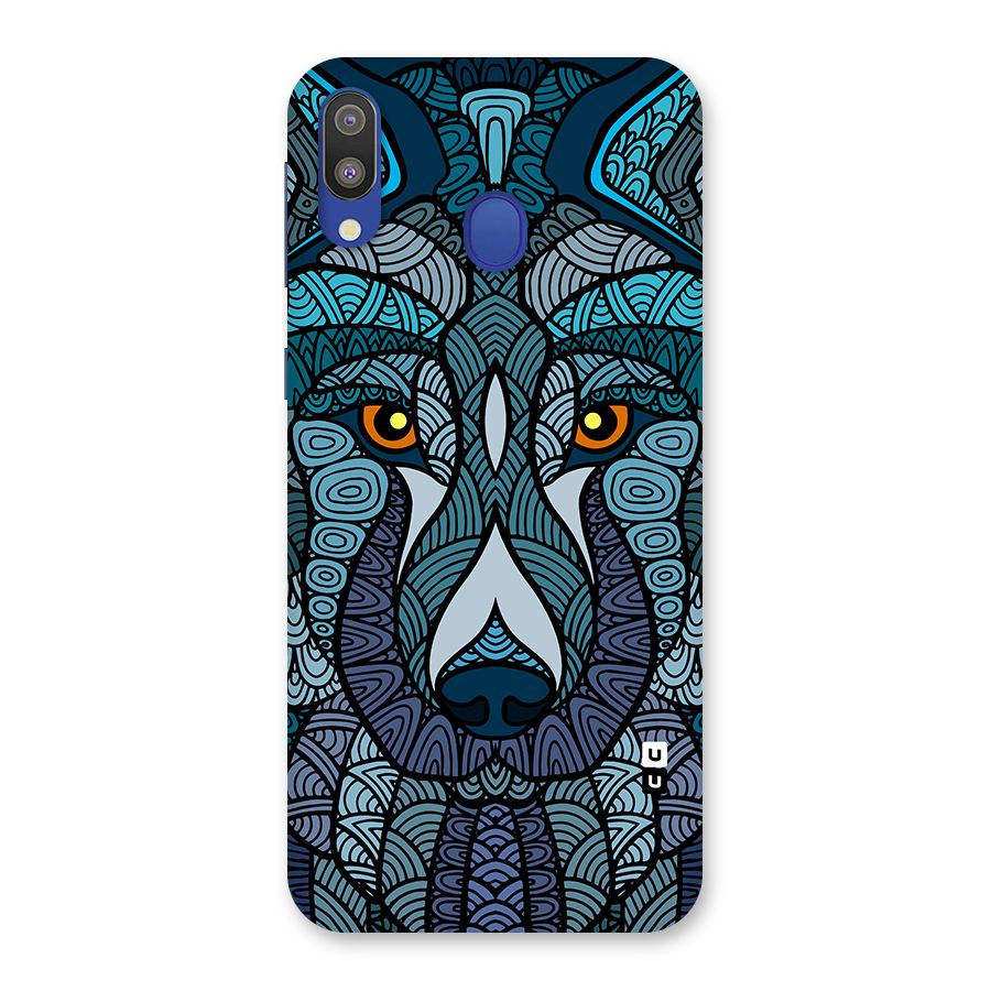 Ethnic Wolf Art Illustration Back Case for Galaxy M20