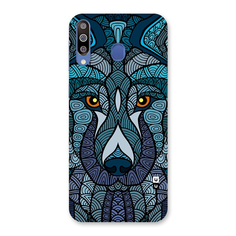 Ethnic Wolf Art Illustration Back Case for Galaxy M30