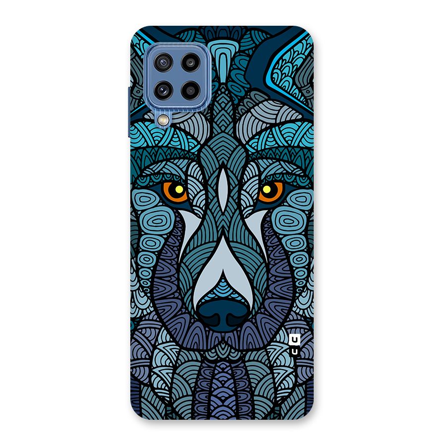 Ethnic Wolf Art Illustration Back Case for Galaxy M32