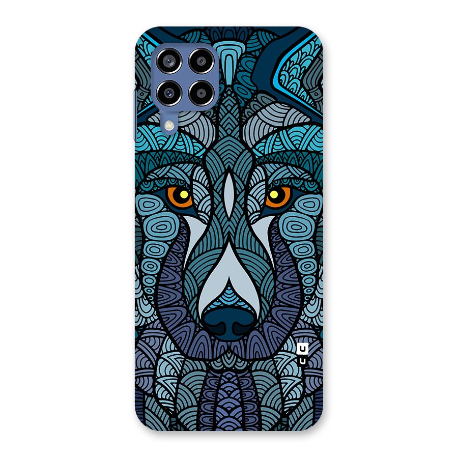 Ethnic Wolf Art Illustration Back Case for Galaxy M53 5G
