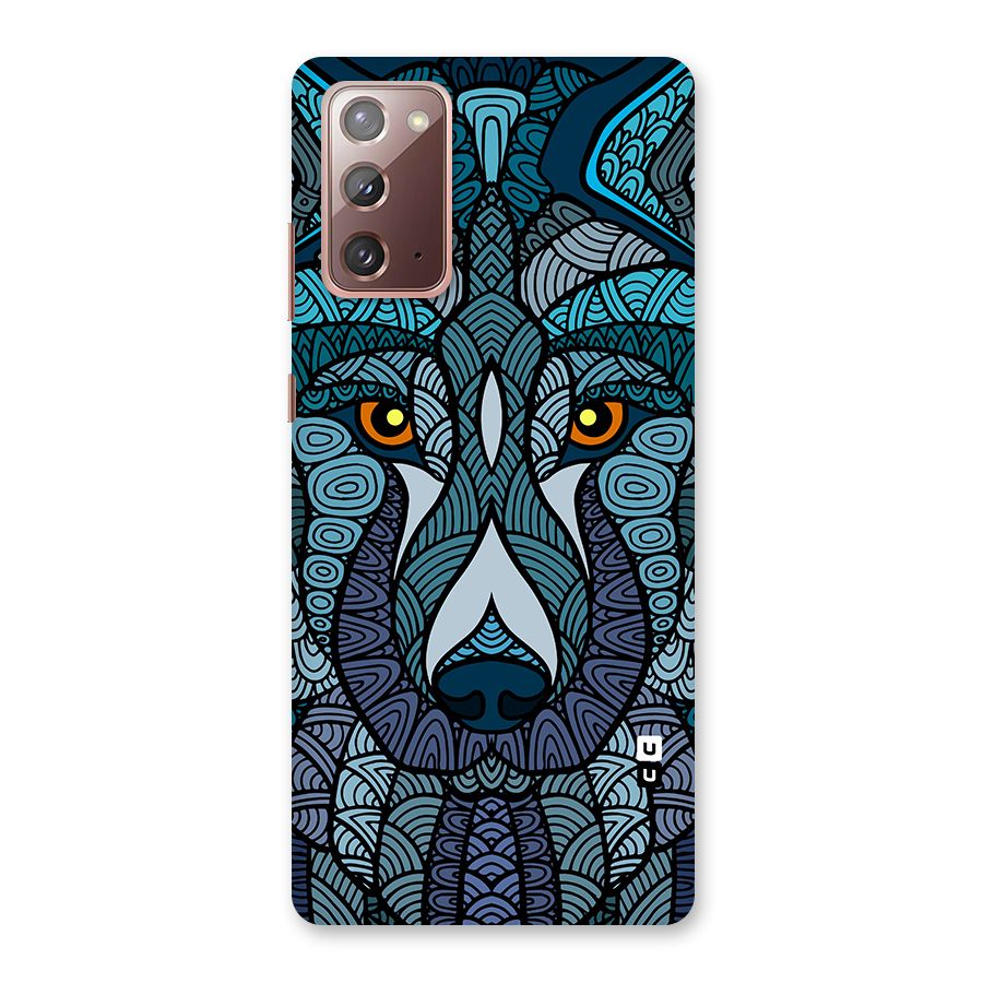 Ethnic Wolf Art Illustration Back Case for Galaxy Note 20