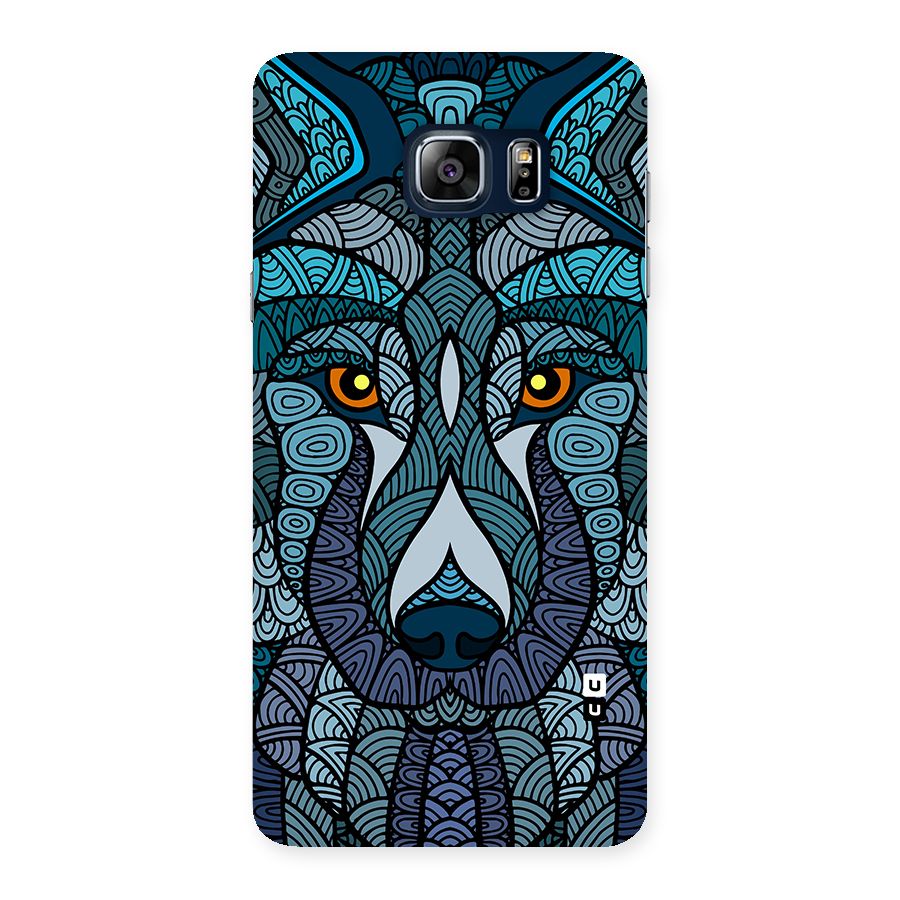 Ethnic Wolf Art Illustration Back Case for Galaxy Note 5
