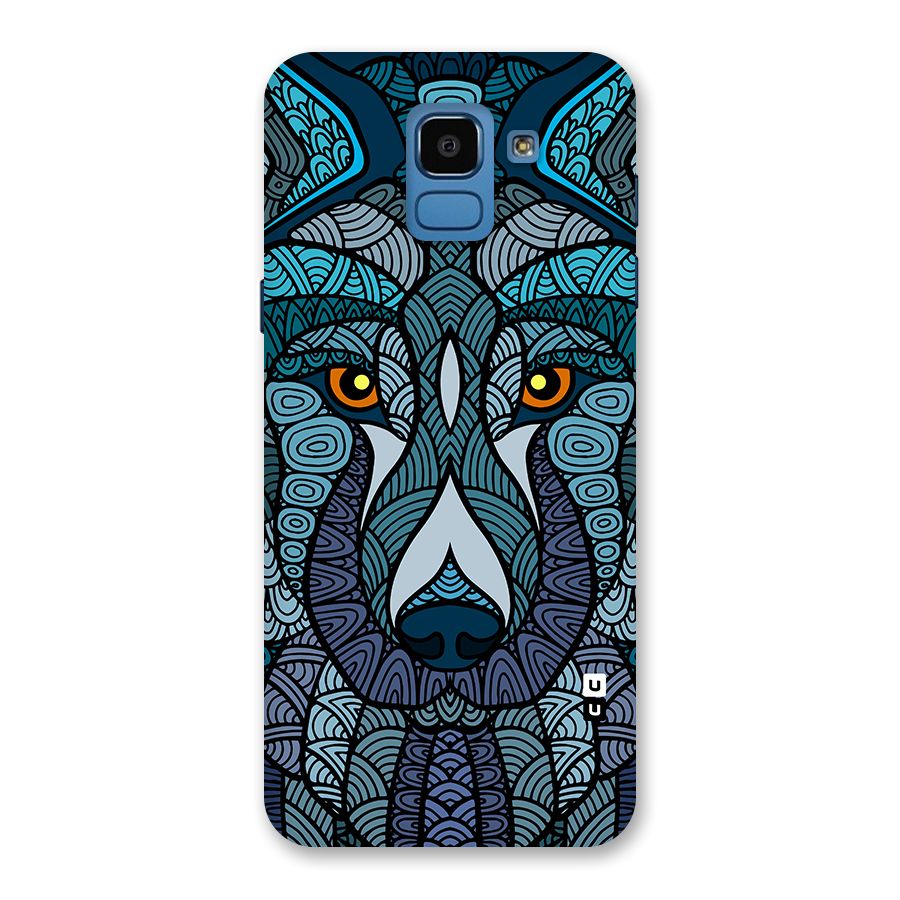 Ethnic Wolf Art Illustration Back Case for Galaxy On6