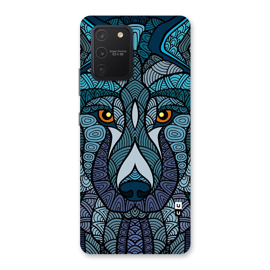 Ethnic Wolf Art Illustration Back Case for Galaxy S10 Lite