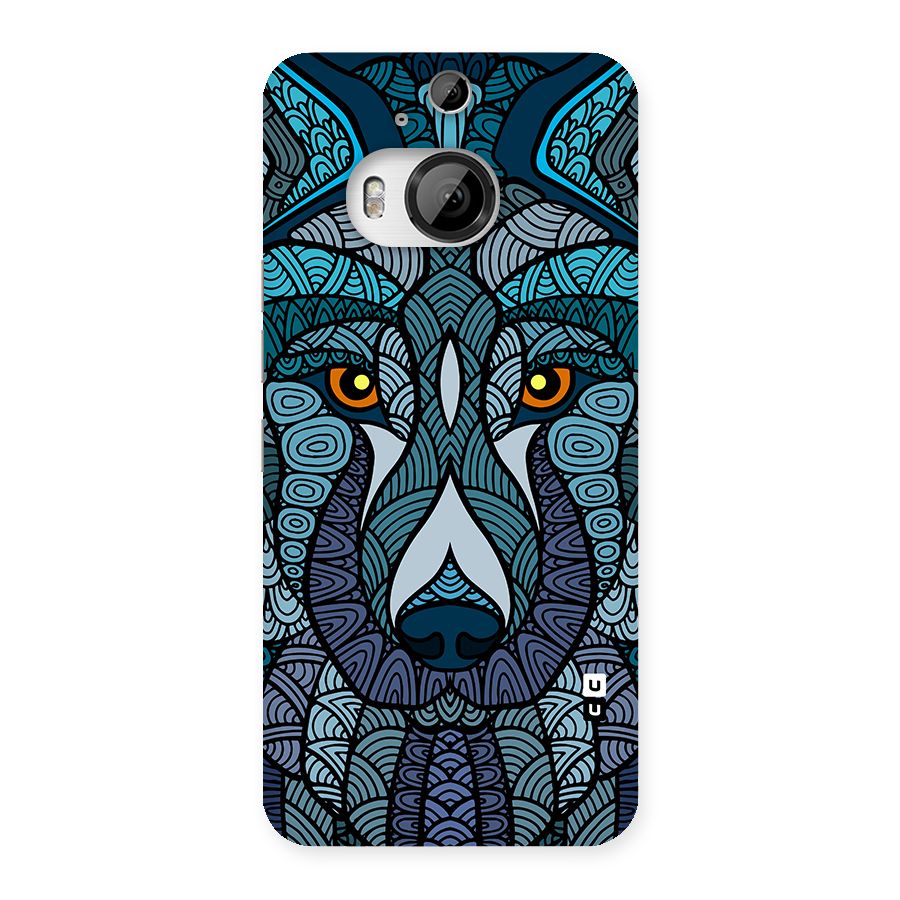 Ethnic Wolf Art Illustration Back Case for HTC One M9 Plus