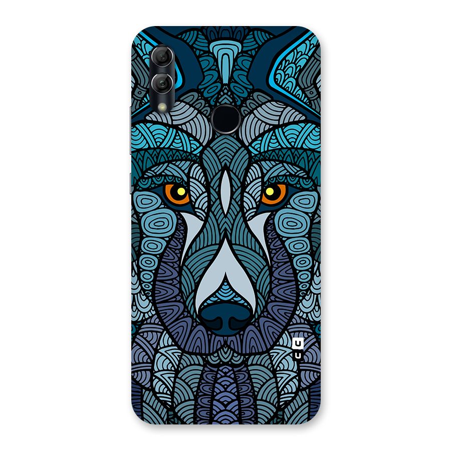 Ethnic Wolf Art Illustration Back Case for Honor 10 Lite