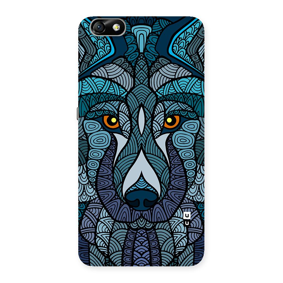 Ethnic Wolf Art Illustration Back Case for Honor 4X