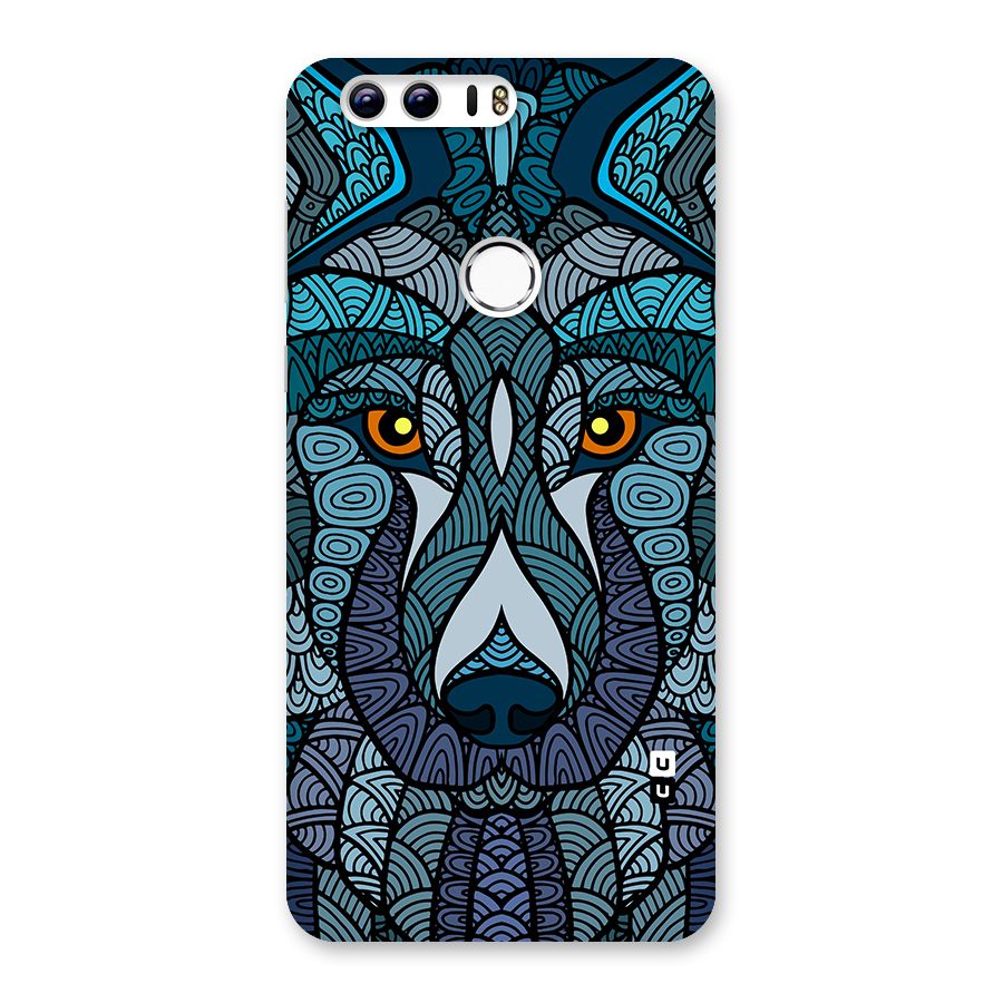 Ethnic Wolf Art Illustration Back Case for Honor 8