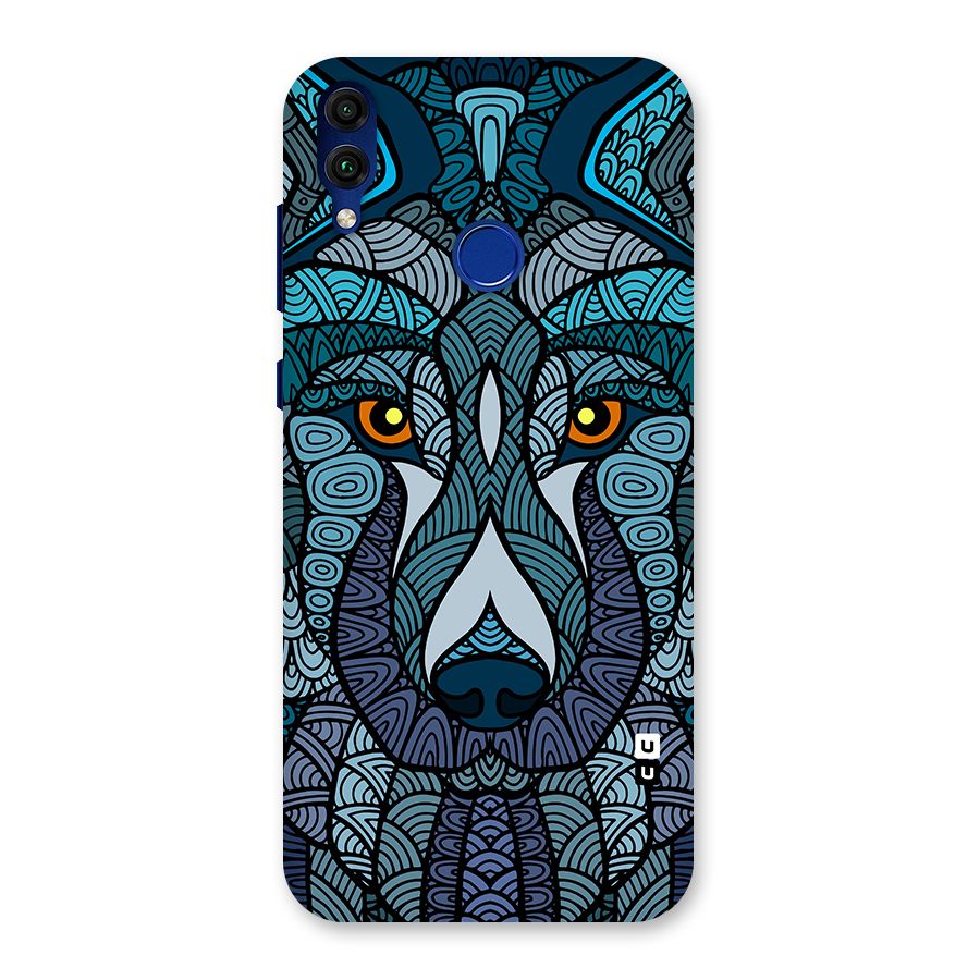 Ethnic Wolf Art Illustration Back Case for Honor 8C