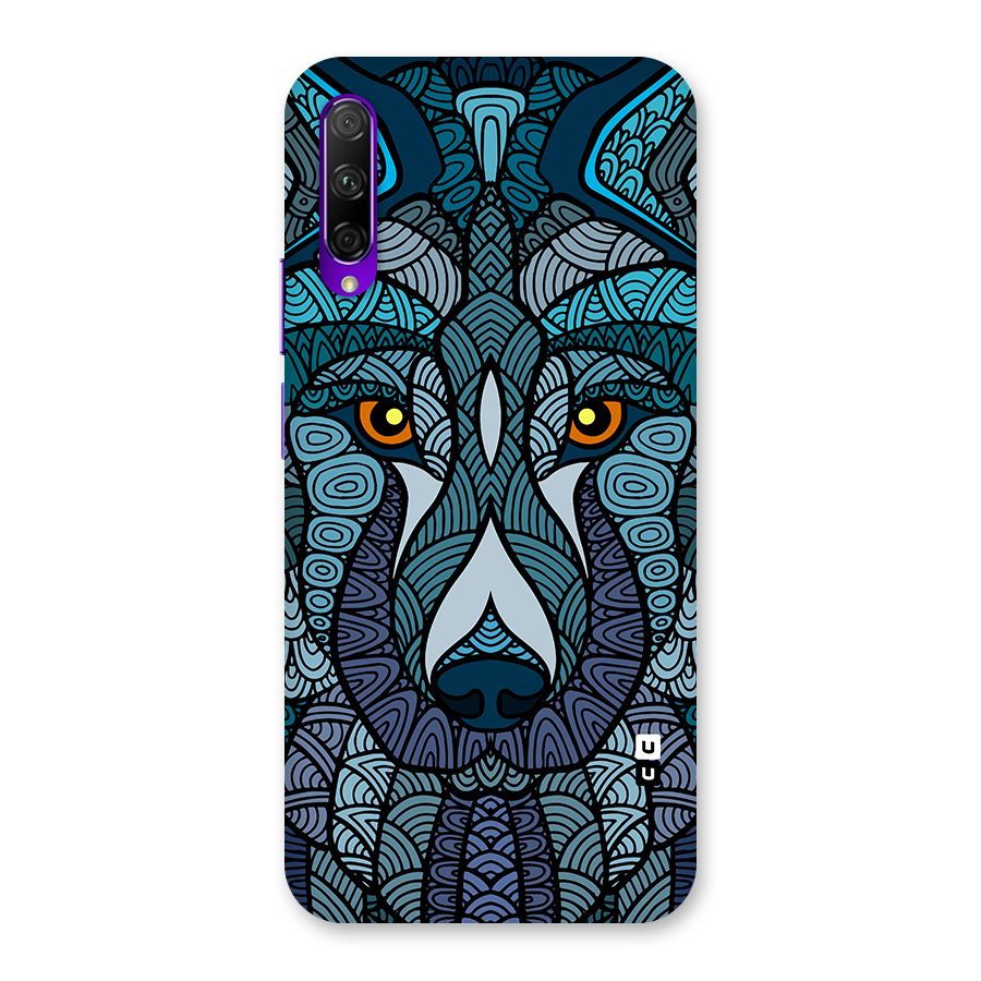 Ethnic Wolf Art Illustration Back Case for Honor 9X Pro