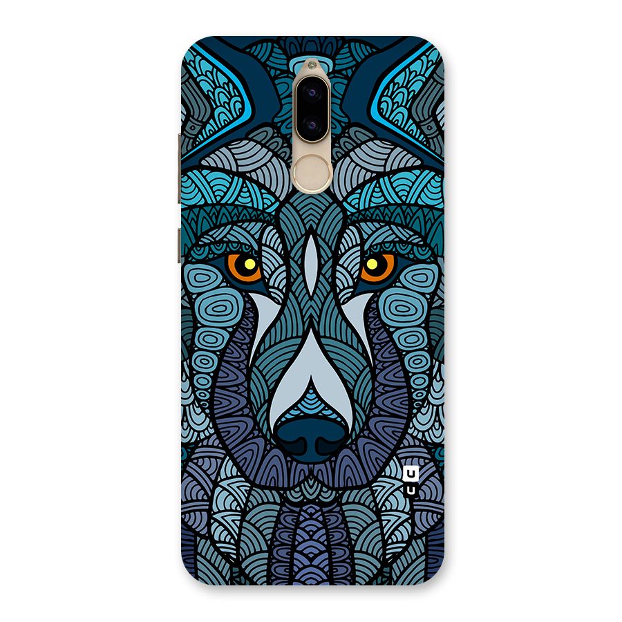 Ethnic Wolf Art Illustration Back Case for Honor 9i
