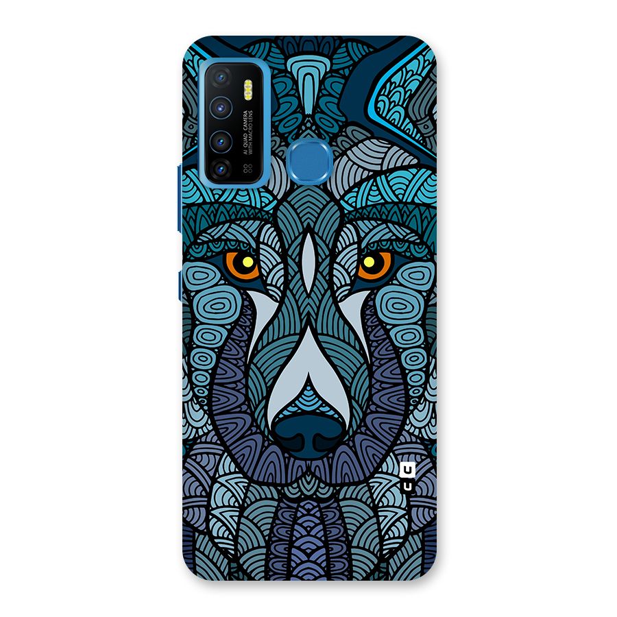 Ethnic Wolf Art Illustration Back Case for Infinix Hot 9