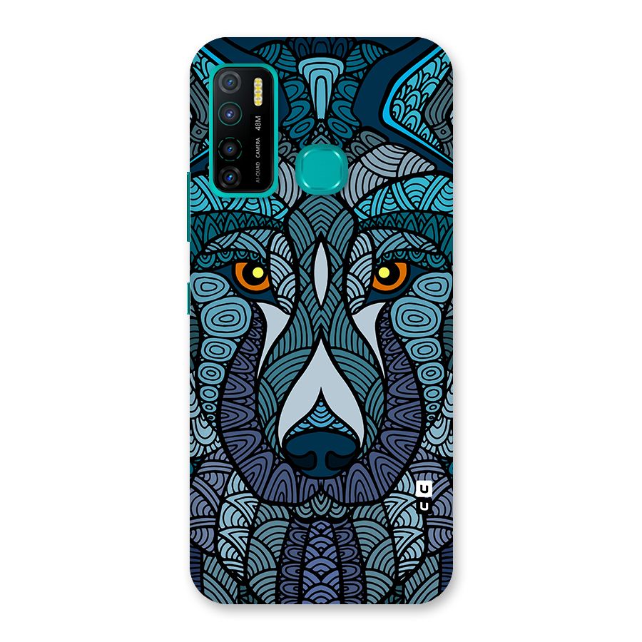 Ethnic Wolf Art Illustration Back Case for Infinix Hot 9 Pro