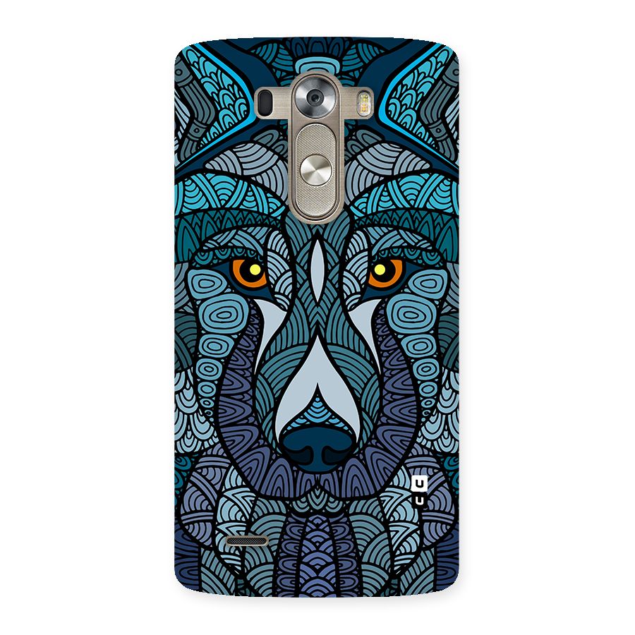 Ethnic Wolf Art Illustration Back Case for LG G3