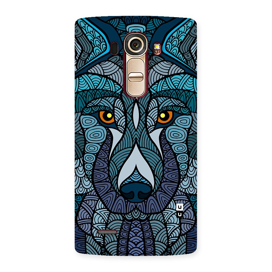 Ethnic Wolf Art Illustration Back Case for LG G4