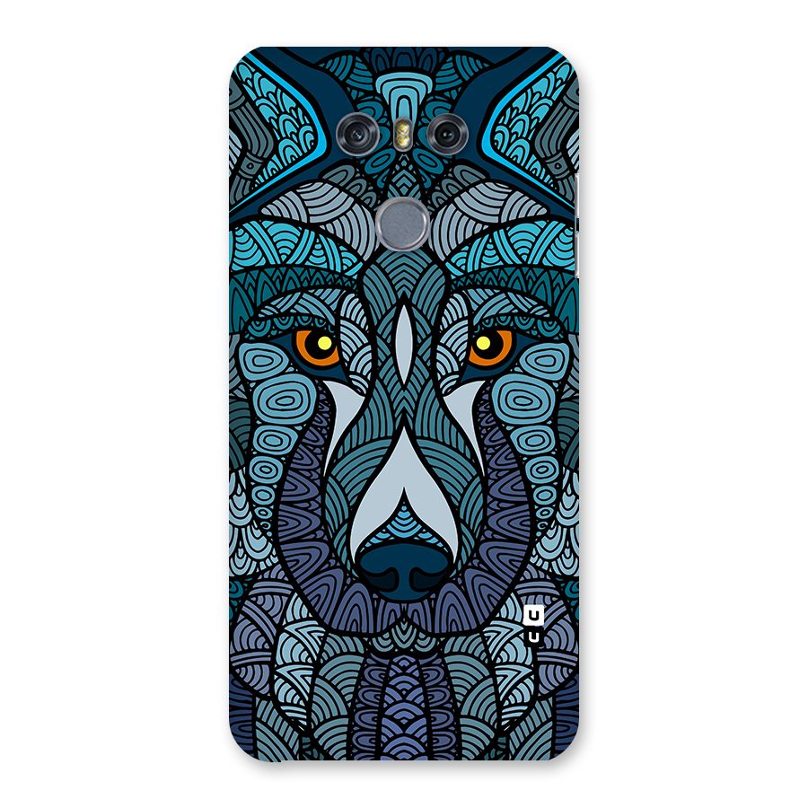 Ethnic Wolf Art Illustration Back Case for LG G6