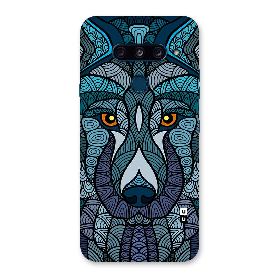 Ethnic Wolf Art Illustration Back Case for LG  V40 ThinQ