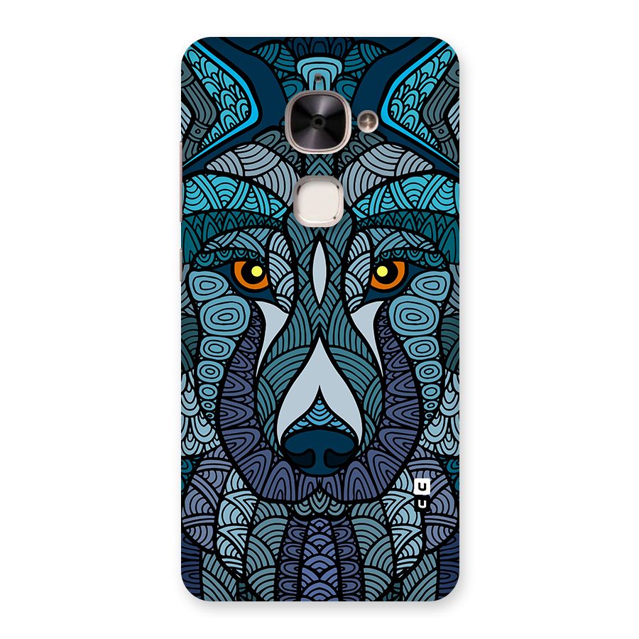 Ethnic Wolf Art Illustration Back Case for Le 2
