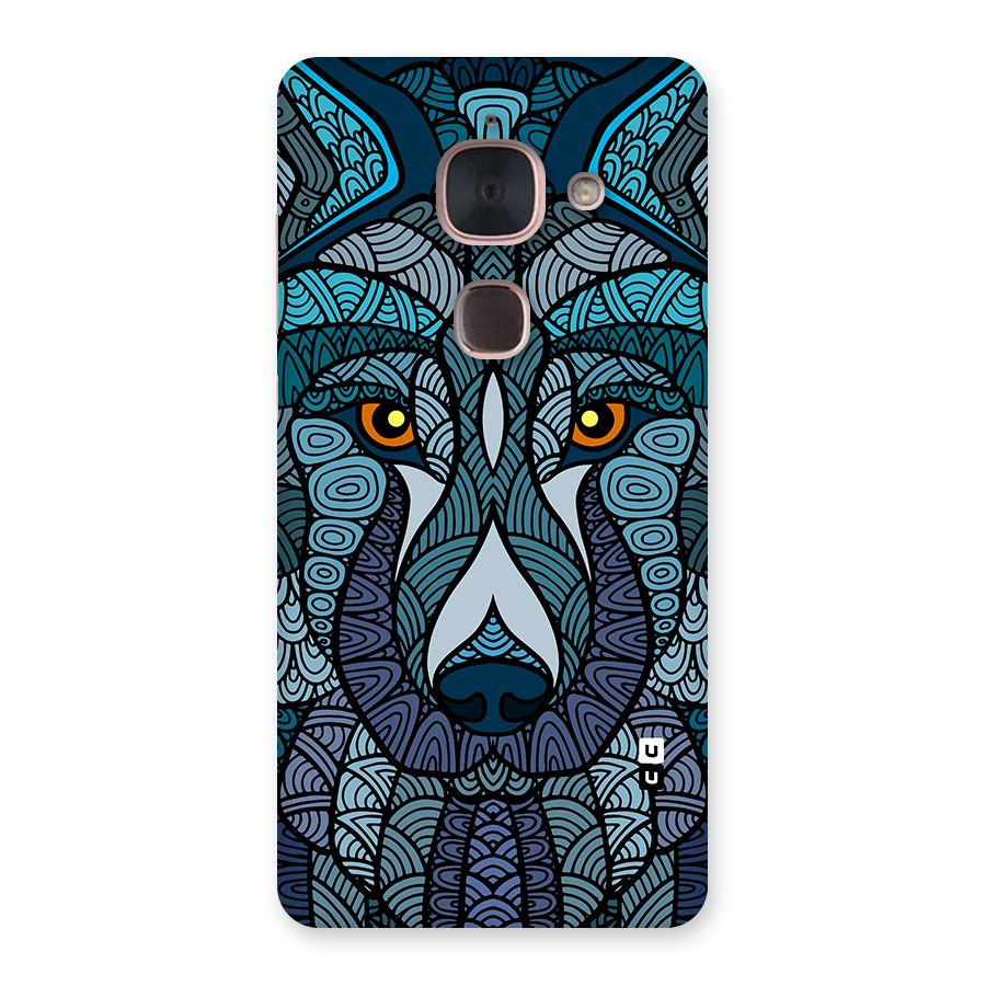 Ethnic Wolf Art Illustration Back Case for Le Max 2