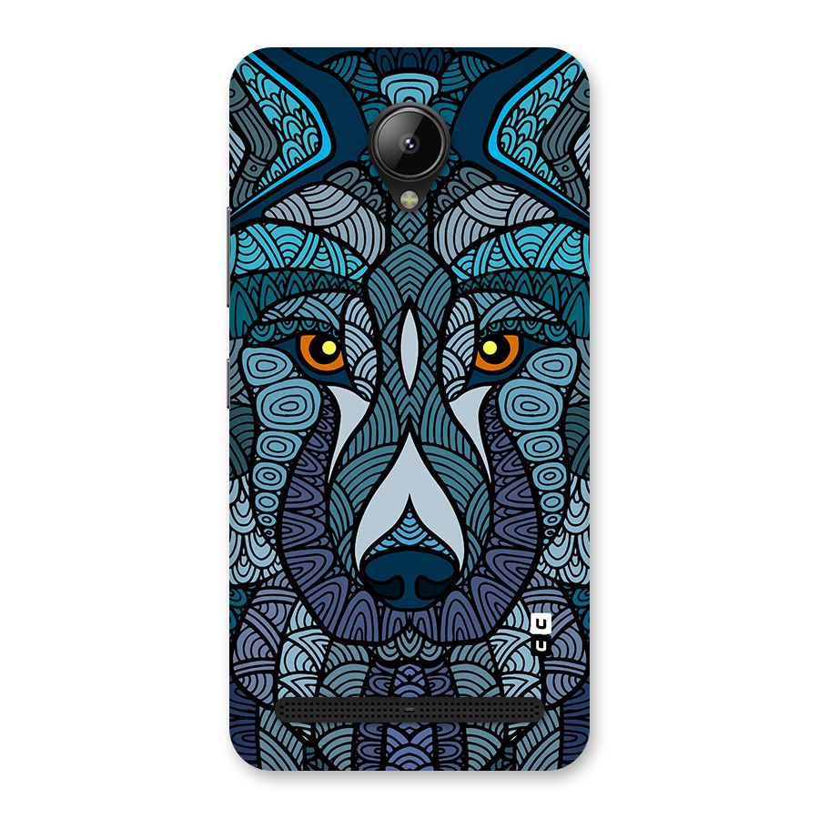 Ethnic Wolf Art Illustration Back Case for Lenovo C2