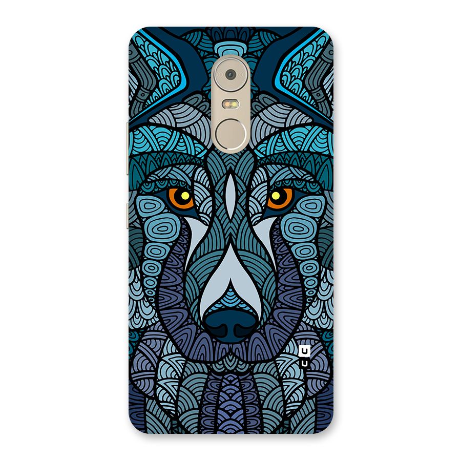 Ethnic Wolf Art Illustration Back Case for Lenovo K6 Note