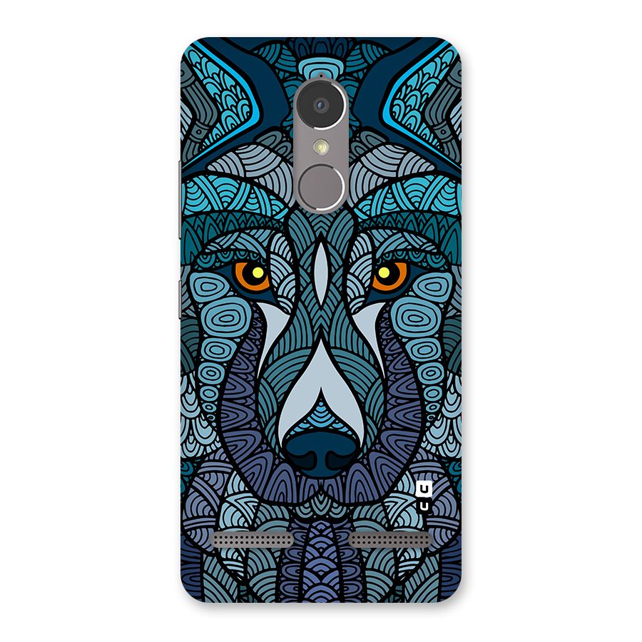 Ethnic Wolf Art Illustration Back Case for Lenovo K6 Power