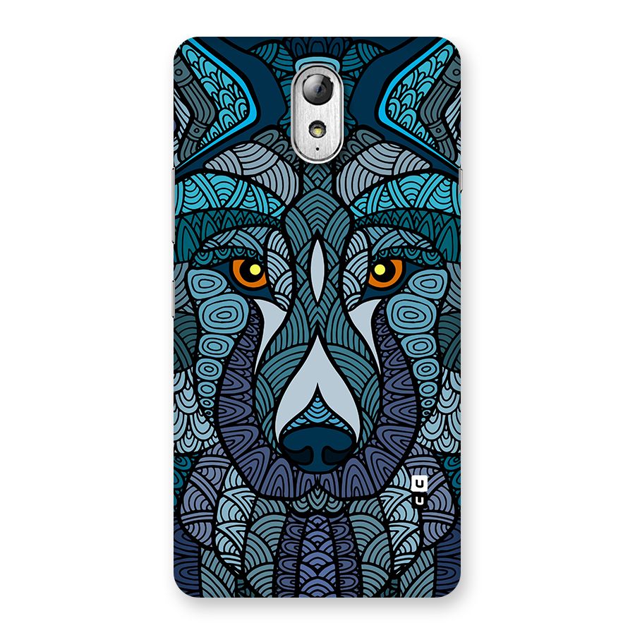 Ethnic Wolf Art Illustration Back Case for Lenovo Vibe P1M