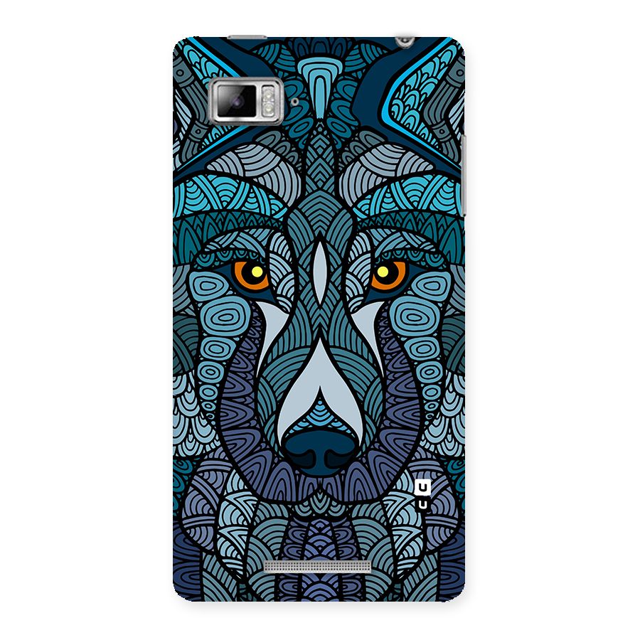 Ethnic Wolf Art Illustration Back Case for Lenovo Vibe Z K910