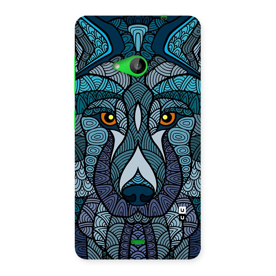 Ethnic Wolf Art Illustration Back Case for Lumia 535