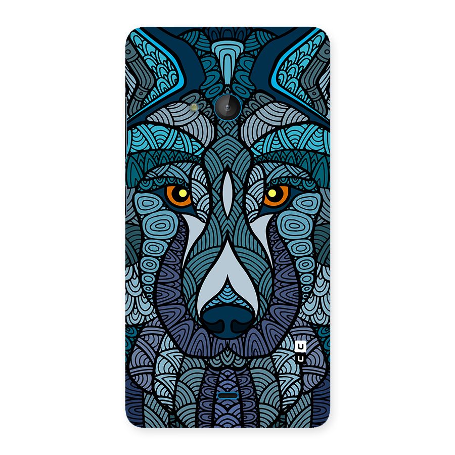 Ethnic Wolf Art Illustration Back Case for Lumia 540