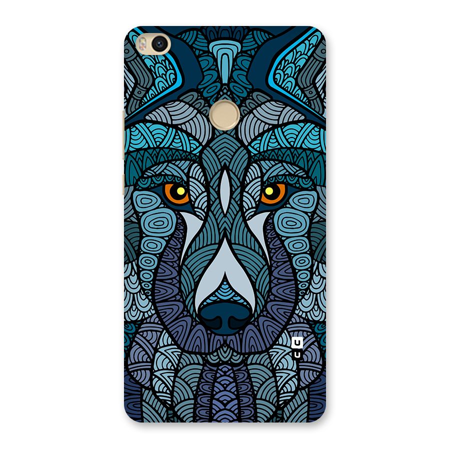 Ethnic Wolf Art Illustration Back Case for Mi Max 2