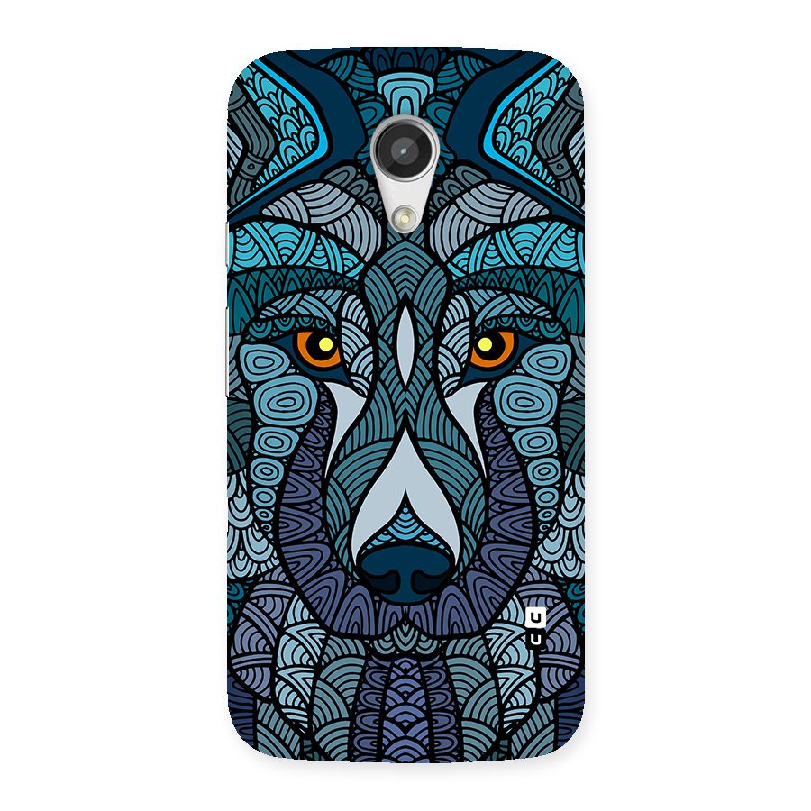 Ethnic Wolf Art Illustration Back Case for Moto G 2nd Gen