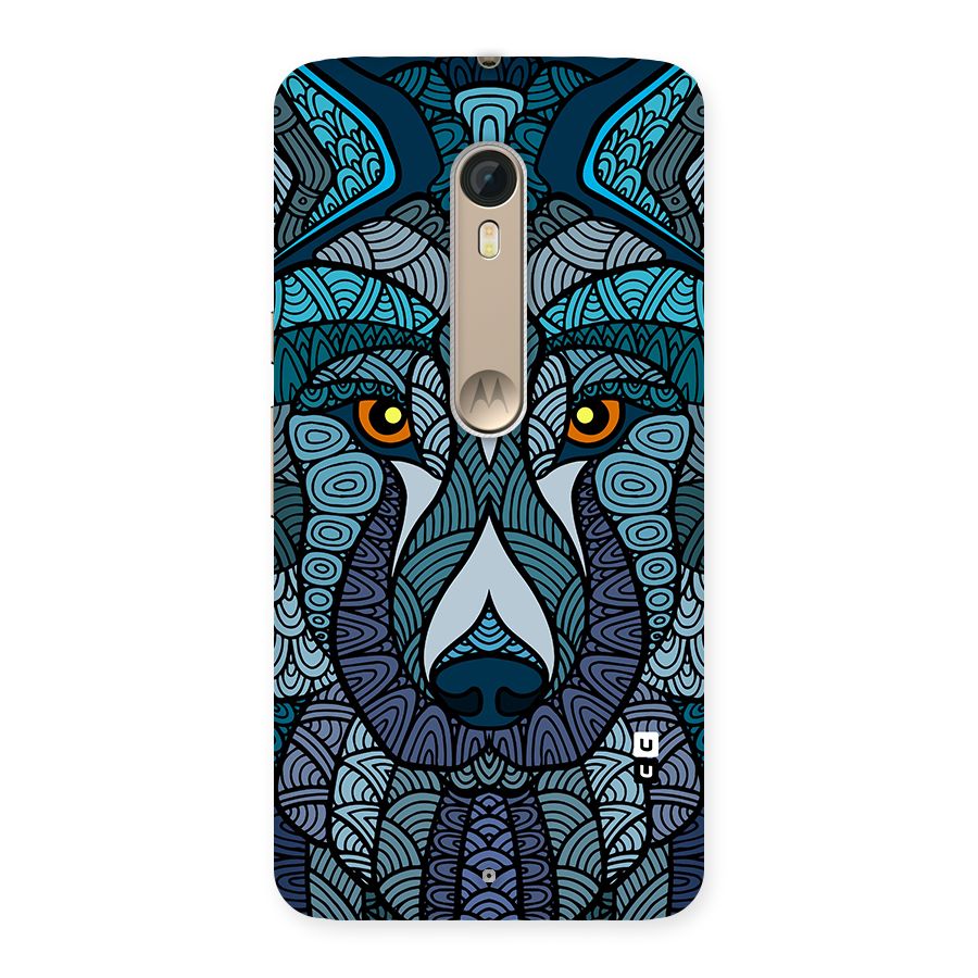 Ethnic Wolf Art Illustration Back Case for Moto X Style